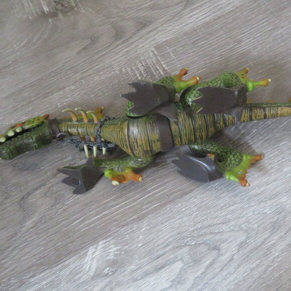 Mega Bloks Krystal Wars Marauders Cliff Green Dragon NO WINGS+2 Figures (K438) - Picture 9 of 10